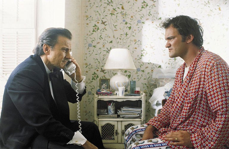 Ο Κουέντιν Ταραντίνο με τον Χάρβεϊ Καϊτέλ στο «Pulp Fiction» (1994)
