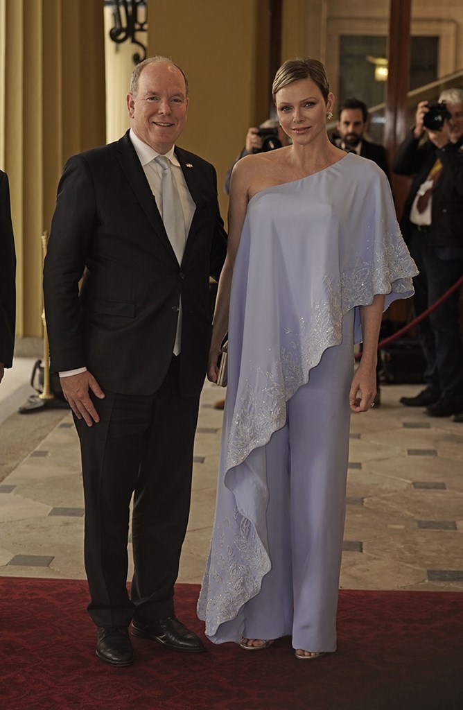 Ο πρίγκιπας Αλβέρτος του Μονακό και η σύζυγός του, πριγκίπισσα Charlene.